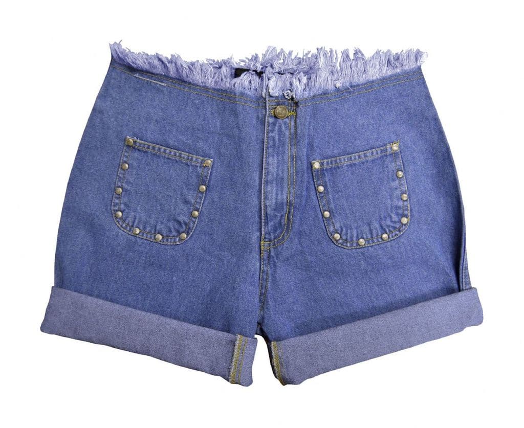 frayed jean shorts